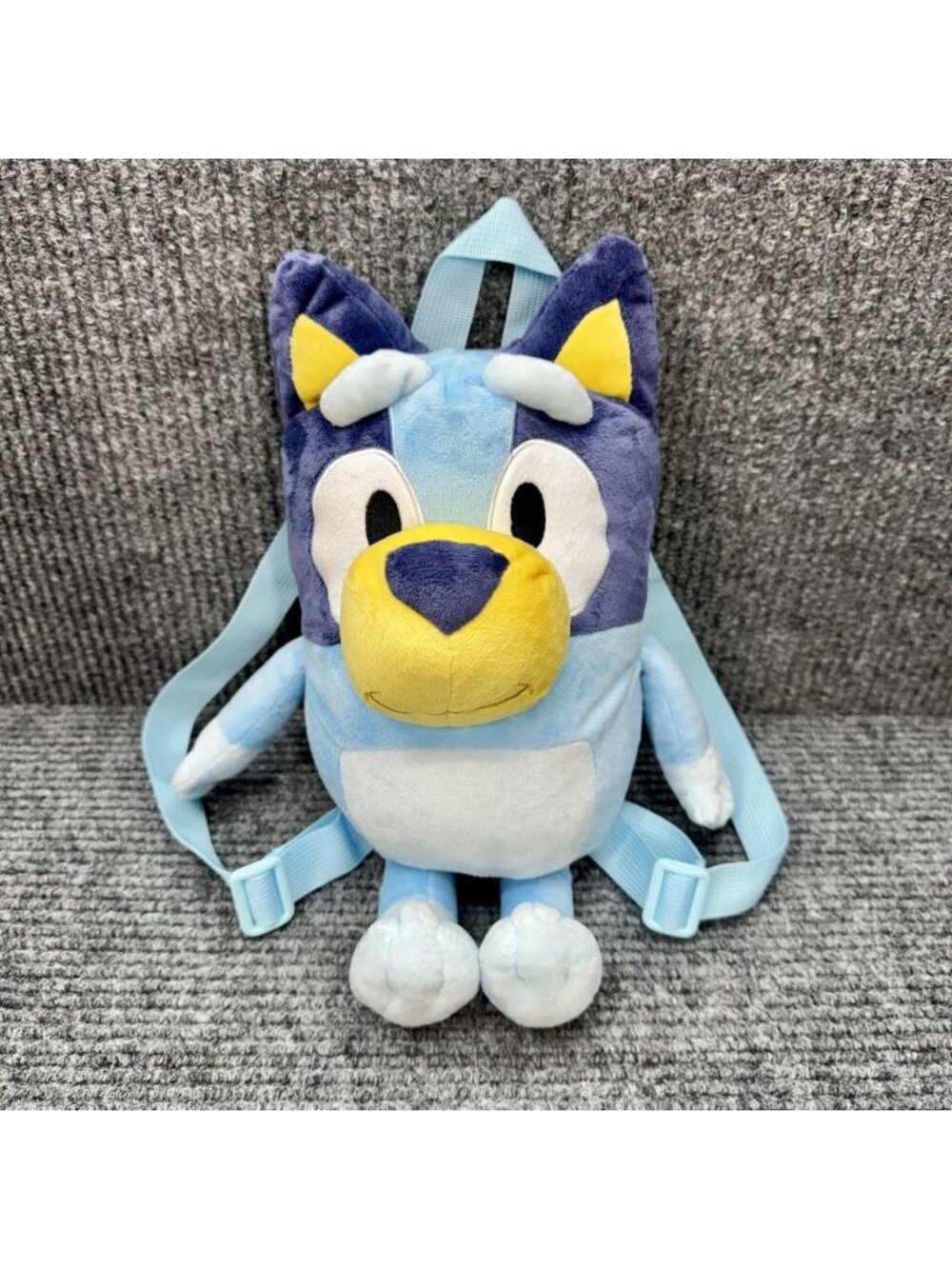 Bluey Plush Backpack Bag 16” Ludo Stuffed Animal Dog Adjustable Straps EUC